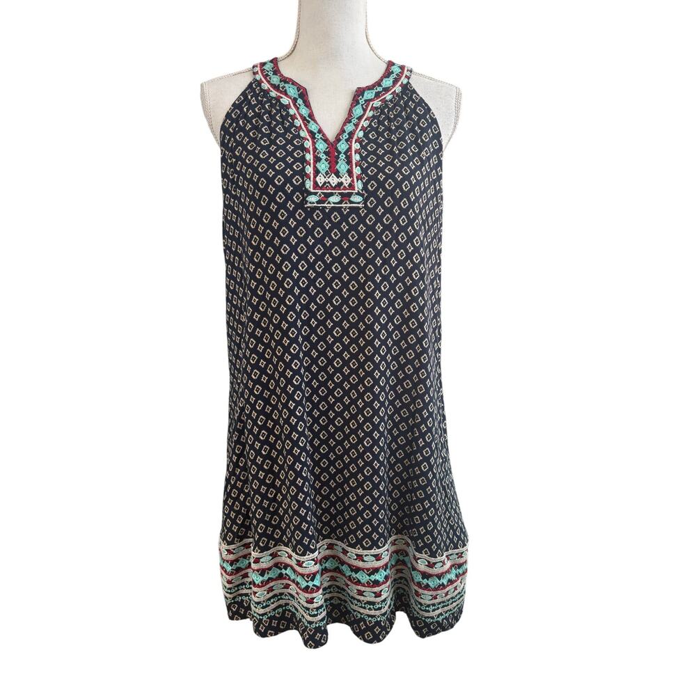 THML Navy Bohemian Dress Large
